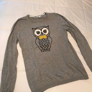 Gray owl sweater- old navy